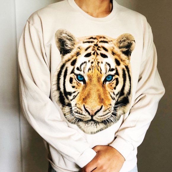 tiger face sweatshirt